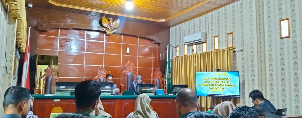 “Rapat Rencana Aksi Pembangunan Zona Integritas Pengadilan Agama Painan Tahun 2026”